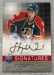 2008-09 Upper Deck Be a Player Signatures Stephen Weiss #S-WE Auto Panthers